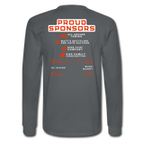 Mark Burgess Jr | 2022 Design | Adult LS T-Shirt - charcoal