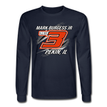 Mark Burgess Jr | 2022 Design | Adult LS T-Shirt - navy