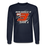 Mark Burgess Jr | 2022 Design | Adult LS T-Shirt - navy