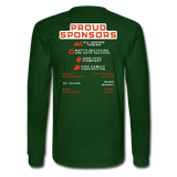 Mark Burgess Jr | 2022 Design | Adult LS T-Shirt - forest green