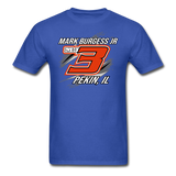 Mark Burgess Jr | 2022 Design | Adult T-Shirt - royal blue