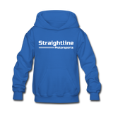 Camo Joey | Straightline Motorsports | Youth Hoodie - royal blue