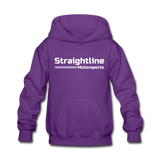 Camo Joey | Straightline Motorsports | Youth Hoodie - purple