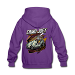 Camo Joey | Straightline Motorsports | Youth Hoodie - purple