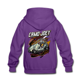 Camo Joey | Straightline Motorsports | Youth Hoodie - purple