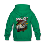 Camo Joey | Straightline Motorsports | Youth Hoodie - kelly green