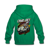 Camo Joey | Straightline Motorsports | Youth Hoodie - kelly green