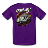 Camo Joey | Straightline Motorsports | Youth T-Shirt - purple