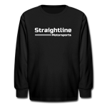 Camo Joey | Straightline Motorsports | Youth LS T-Shirt - black