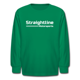 Camo Joey | Straightline Motorsports | Youth LS T-Shirt - kelly green