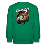 Camo Joey | Straightline Motorsports | Youth LS T-Shirt - kelly green