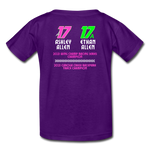 Allen Racing | 2022 Design | Youth T-Shirt - purple