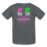 Allen Racing | 2022 Design | Youth T-Shirt - charcoal