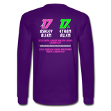 Allen Racing | 2022 Design | Adult LS T-Shirt - purple