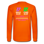 Allen Racing | 2022 Design | Adult LS T-Shirt - orange