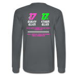 Allen Racing | 2022 Design | Adult LS T-Shirt - charcoal