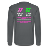 Allen Racing | 2022 Design | Adult LS T-Shirt - charcoal