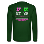 Allen Racing | 2022 Design | Adult LS T-Shirt - forest green