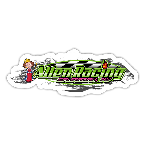 Allen Racing | 2022 Design | Sticker - white matte