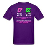 Allen Racing | 2022 Design | Adult T-Shirt - purple