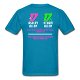 Allen Racing | 2022 Design | Adult T-Shirt - turquoise