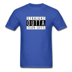 Straight Outta Tear-offs | Adult T-Shirt - royal blue