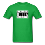 Straight Outta Tear-offs | Adult T-Shirt - bright green