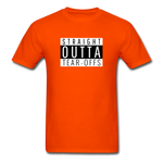Straight Outta Tear-offs | Adult T-Shirt - orange