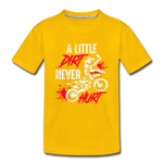 A Little Dirt Never Hurt | Toddler T-Shirt - sun yellow