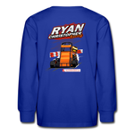 Ryan Christopher Racing | 2022 Design | Youth LS T-Shirt - royal blue