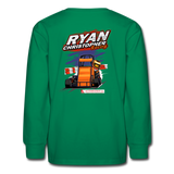 Ryan Christopher Racing | 2022 Design | Youth LS T-Shirt - kelly green