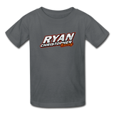 Ryan Christopher Racing | 2022 Design | Youth T-Shirt - charcoal