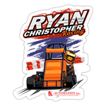 Ryan Christopher Racing | 2022 Design | Sticker - white matte