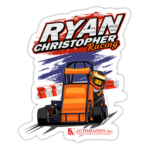 Ryan Christopher Racing | 2022 Design | Sticker - white matte