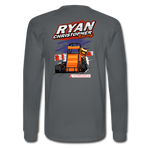 Ryan Christopher Racing | 2022 Design | Adult LS T-Shirt - charcoal