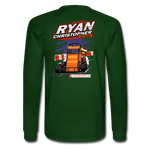 Ryan Christopher Racing | 2022 Design | Adult LS T-Shirt - forest green