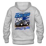 Derick Doerr | 2022 Design | Adult Hoodie (Back Design) - heather gray