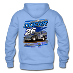 Derick Doerr | 2022 Design | Adult Hoodie (Back Design) - carolina blue