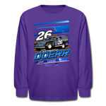 Gregory Doerr | 2022 Design | Youth LS T-Shirt - dark purple