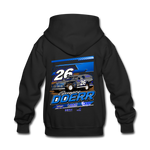 Gregory Doerr | 2022 Design | Youth Hoodie (Back Design) - black