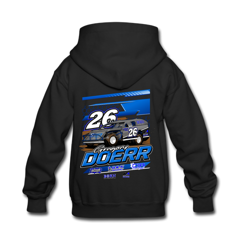 Gregory Doerr | 2022 Design | Youth Hoodie (Back Design) - black