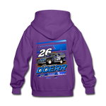 Gregory Doerr | 2022 Design | Youth Hoodie (Back Design) - purple