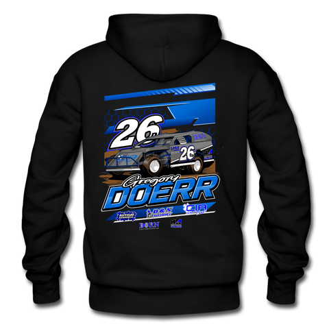 Gregory Doerr | 2022 Design | Adult Hoodie (Back Design) - black