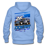 Gregory Doerr | 2022 Design | Adult Hoodie (Back Design) - carolina blue