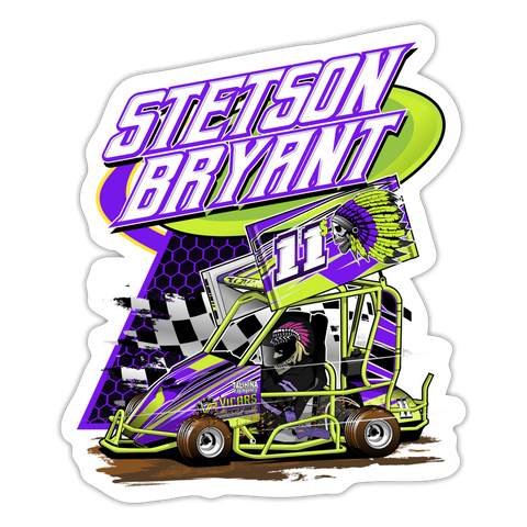 Bryant Racing | 2022 Design | Sticker - white matte