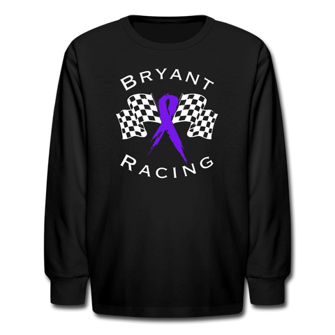 Bryant Racing | 2022 Design | Youth LS T-Shirt - black