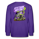 Bryant Racing | 2022 Design | Youth LS T-Shirt - dark purple