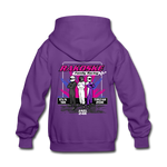 Rakoske Family Racing | 2022 Design | Youth Hoodie (Back Design) - purple