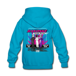 Rakoske Family Racing | 2022 Design | Youth Hoodie (Back Design) - turquoise