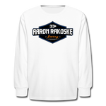 Aaron Rakoske Racing | 2022 Design | Youth LS T-Shirt - white